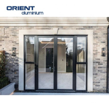 Hot Sell Main Entry Modern Design Sliding Door System Aluminum Glass Bifold Door